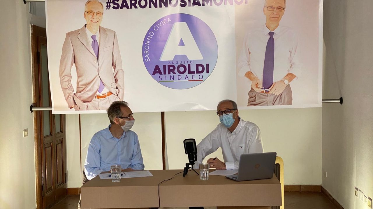 Elezioni Saronno, il candidato sindaco Airoldi presenta la sua squadra