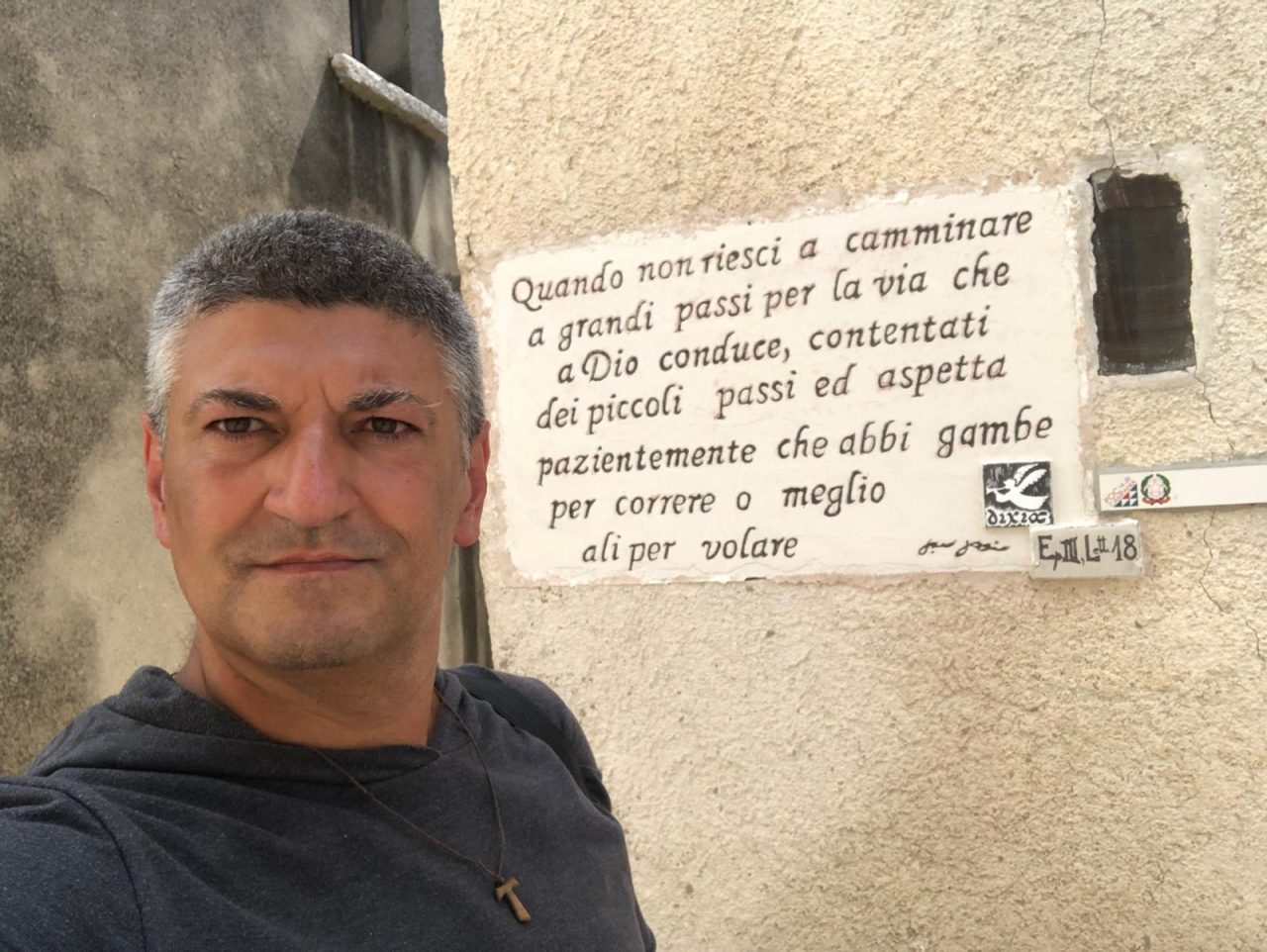 Silighini dopo la malattia  il cammino di fede da Pietrelcina a Gerusalemme