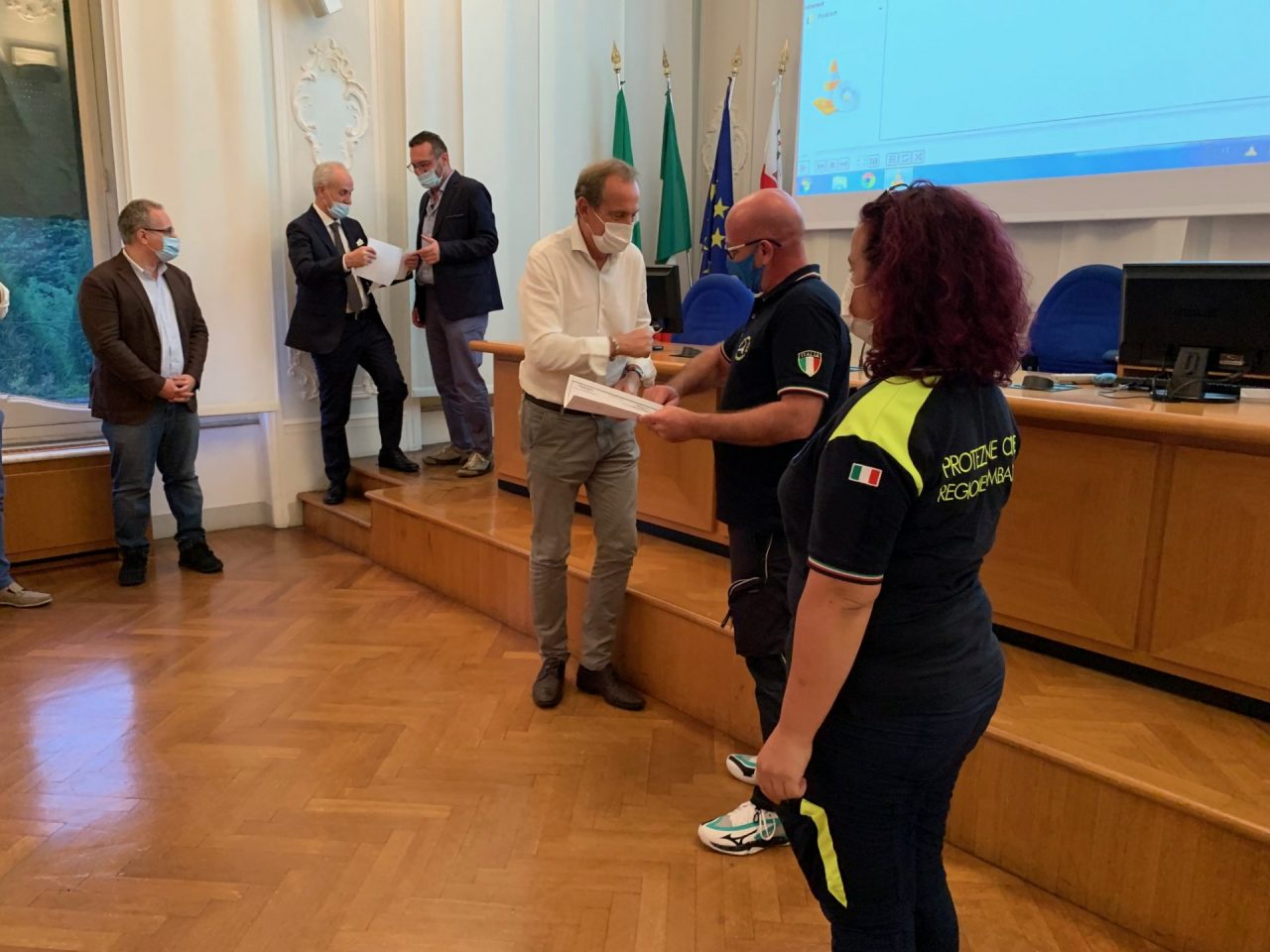 protezione civile di venegono inferiore riconoscimento in provincia