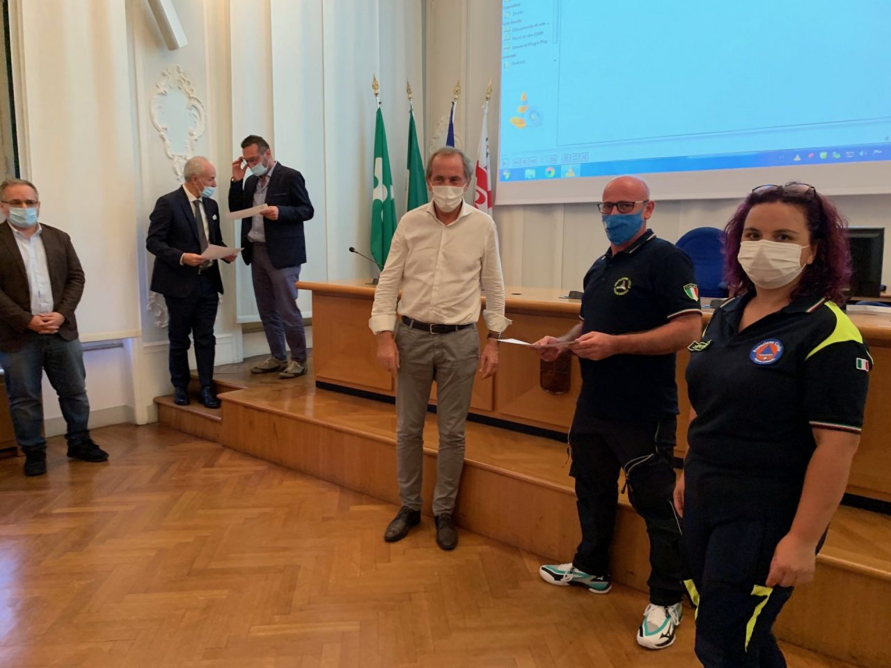 protezione civile di venegono inferiore riconoscimento in provincia