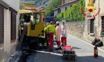 Carro attrezzi contro una casa, Vigili del Fuoco ed elisoccorso a Caravate FOTO