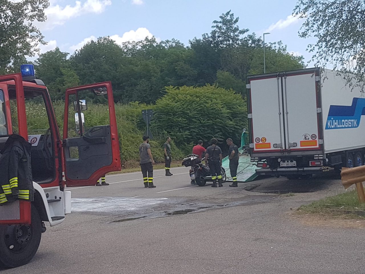 incidente in varesina a tradate