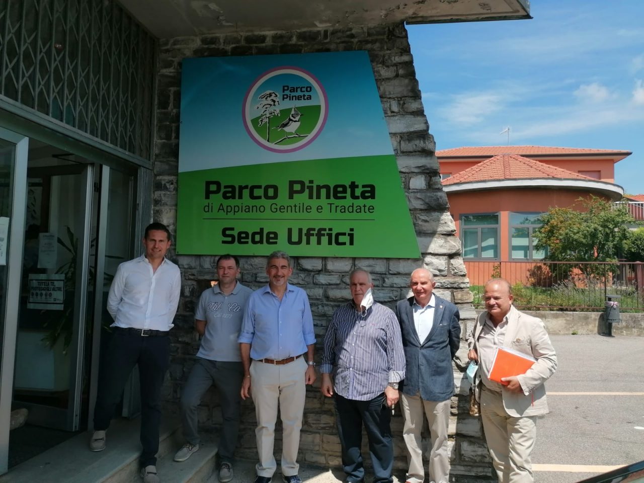 L’assessore Cattaneo in visita al Parco Pineta per il rilancio delle Gev