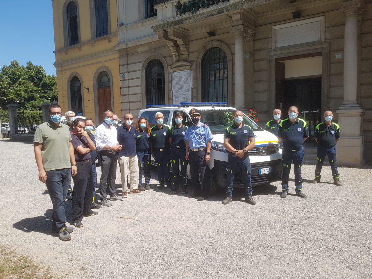 Nuovo mezzo per la Protezione Civile di Tradate