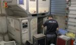 Nel magazzino di Vergiate un laboratorio della droga e una pistola rubata VIDEO