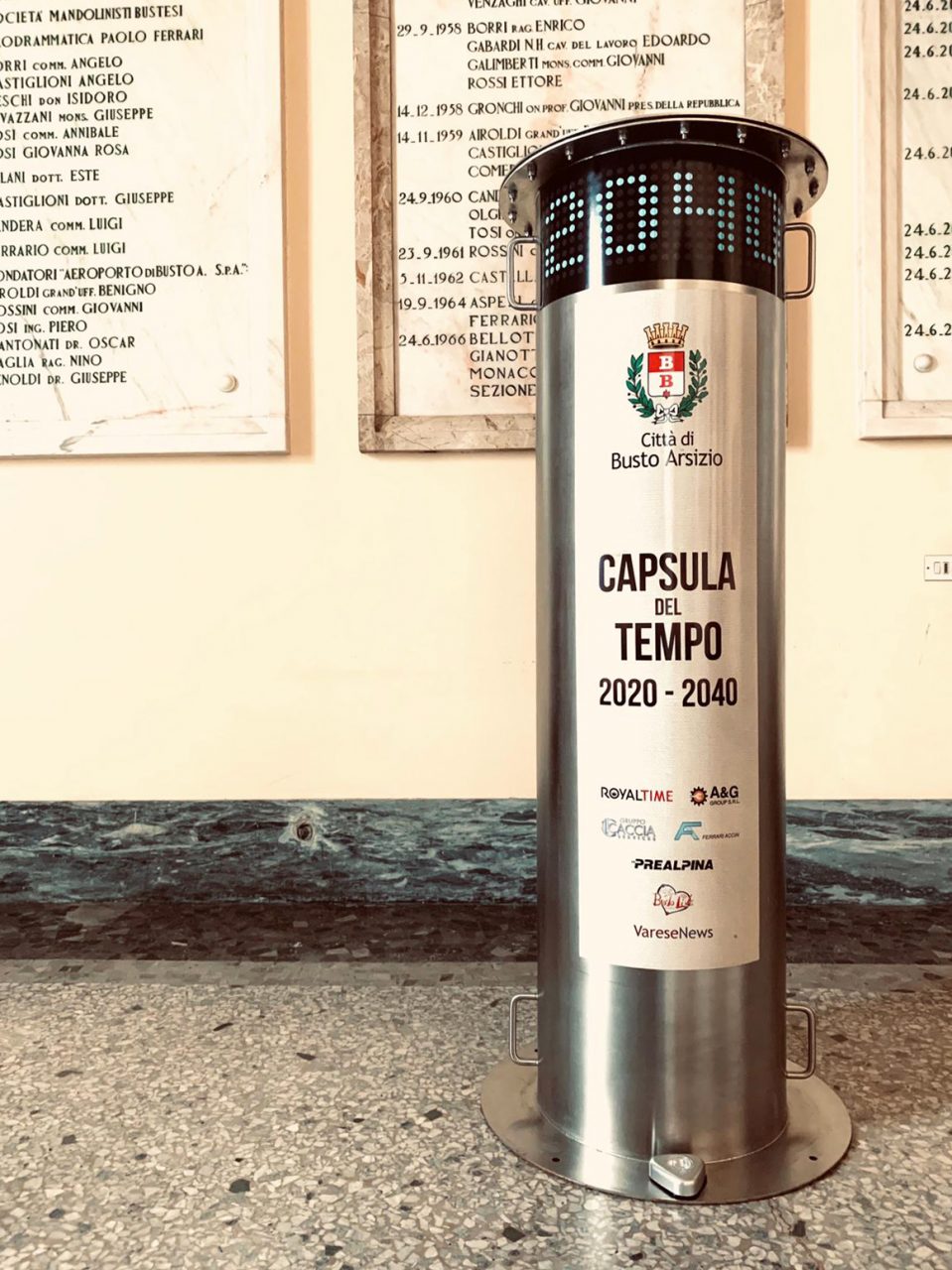 La capsula del tempo non perde tempo: a breve la cerimonia