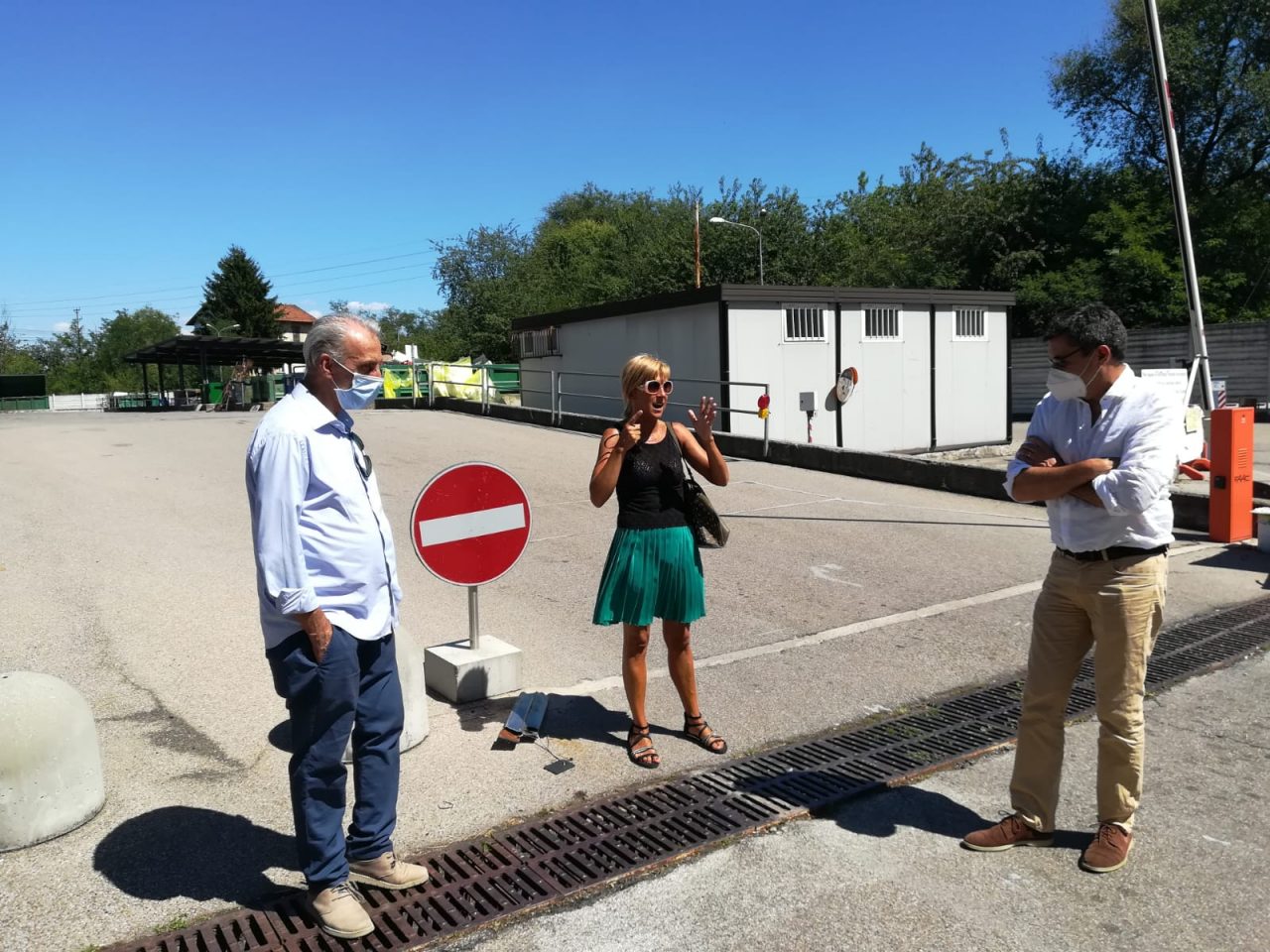Piazzola ecologica, sopralluogo dell’Amministrazione: “Massima attenzione”