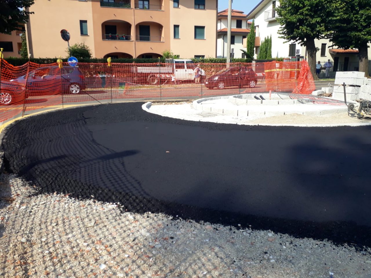 rotonda via crestani tradate cantiere