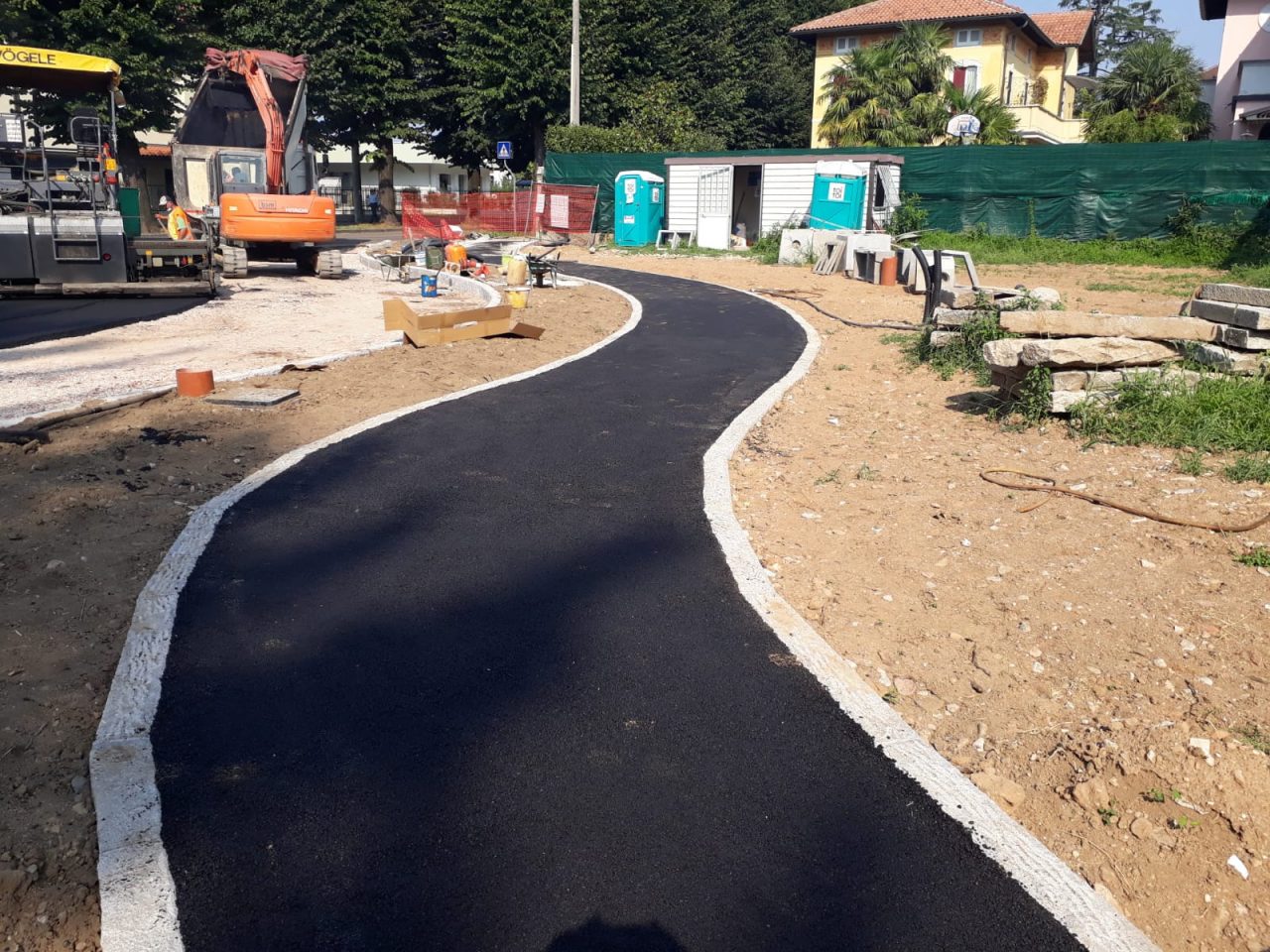 rotonda via crestani tradate cantiere