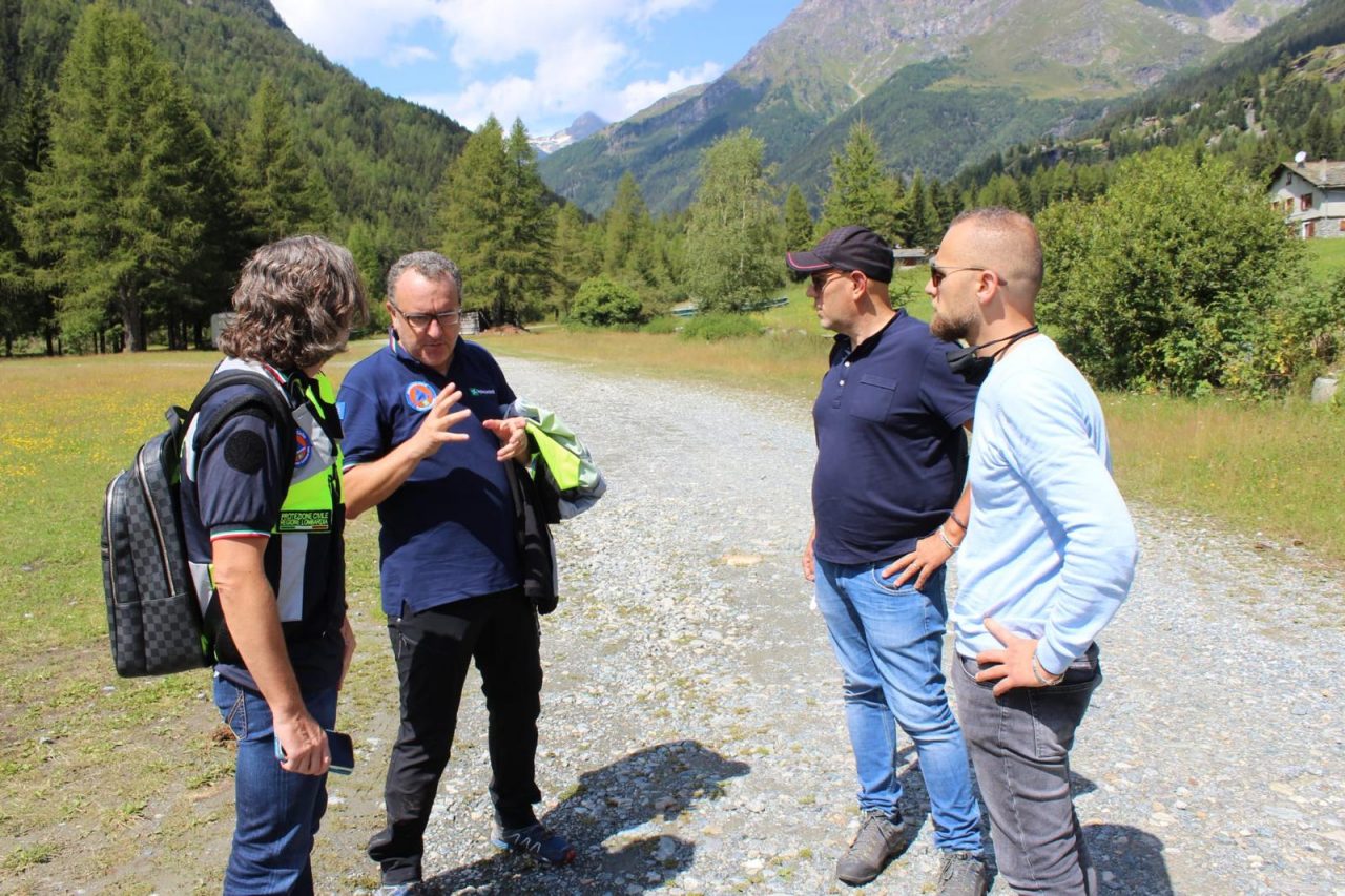sopralluogo in valmalenco dopo la frana che ha ucciso tre persone