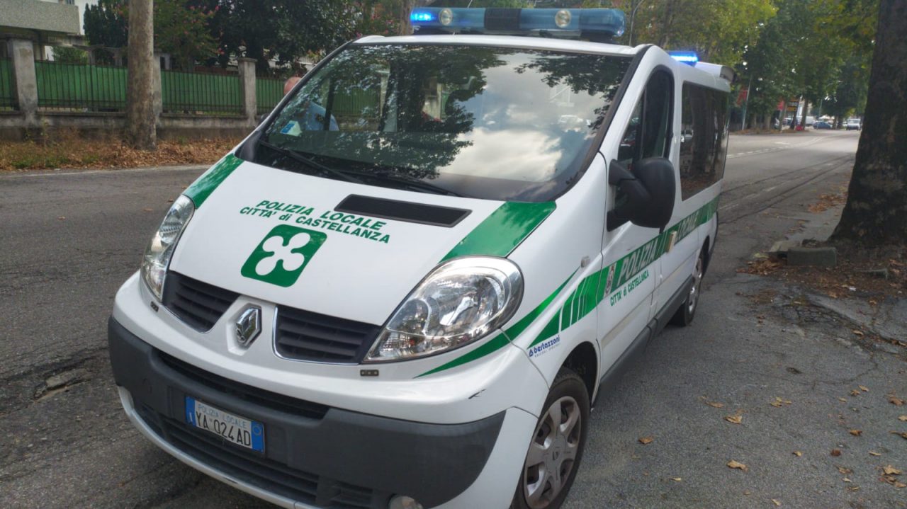 auto contro moto a castellanza