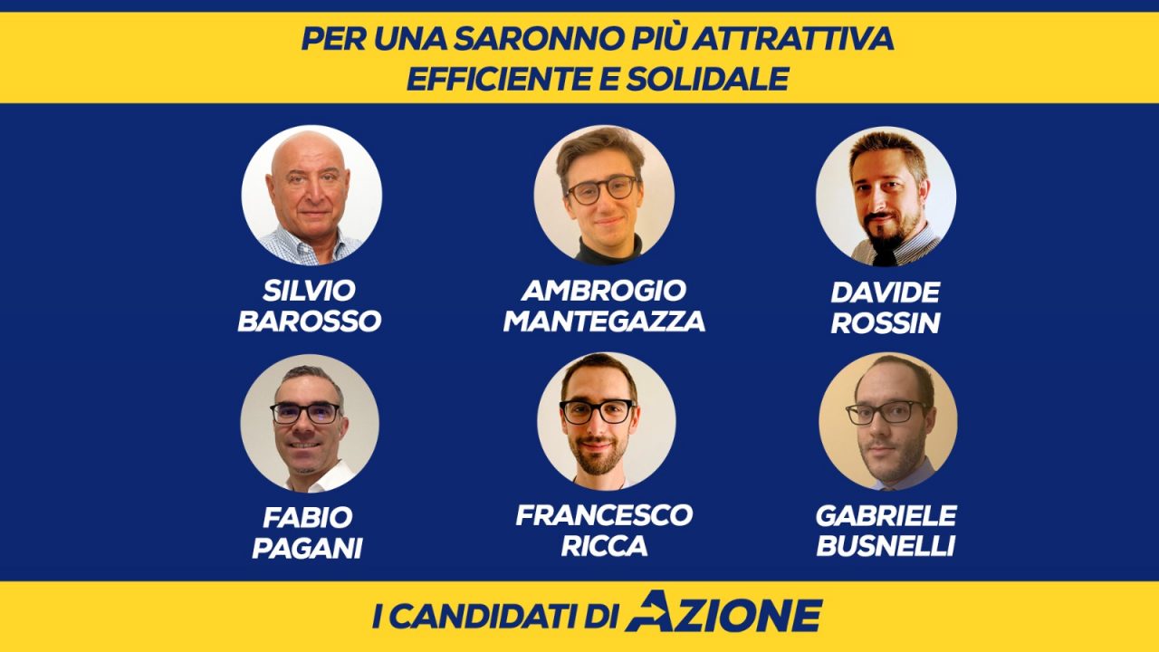 Saronno, primi risultati del sondaggio di Azione tra i cittadini