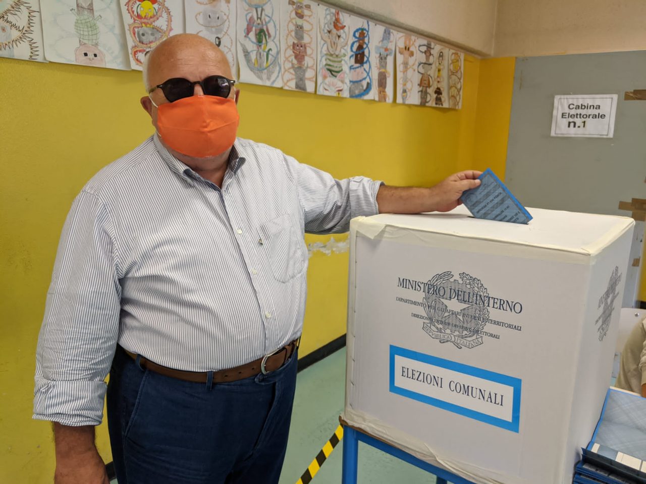 Elezioni Saronno 2020 il candidato sindaco Gilli ha votato