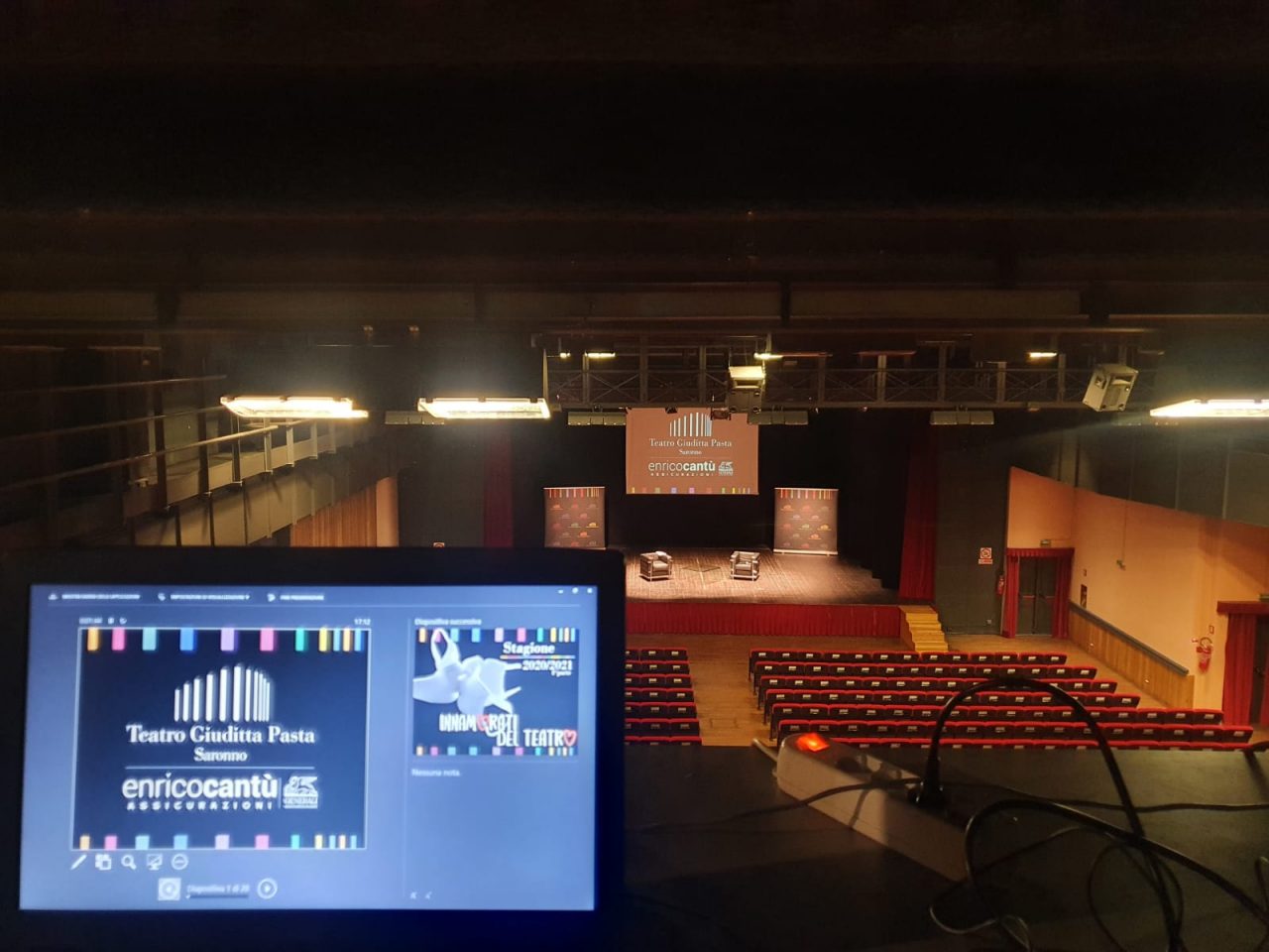 Continuano i lavori al Teatro Giuditta Pasta: il punto del sindaco