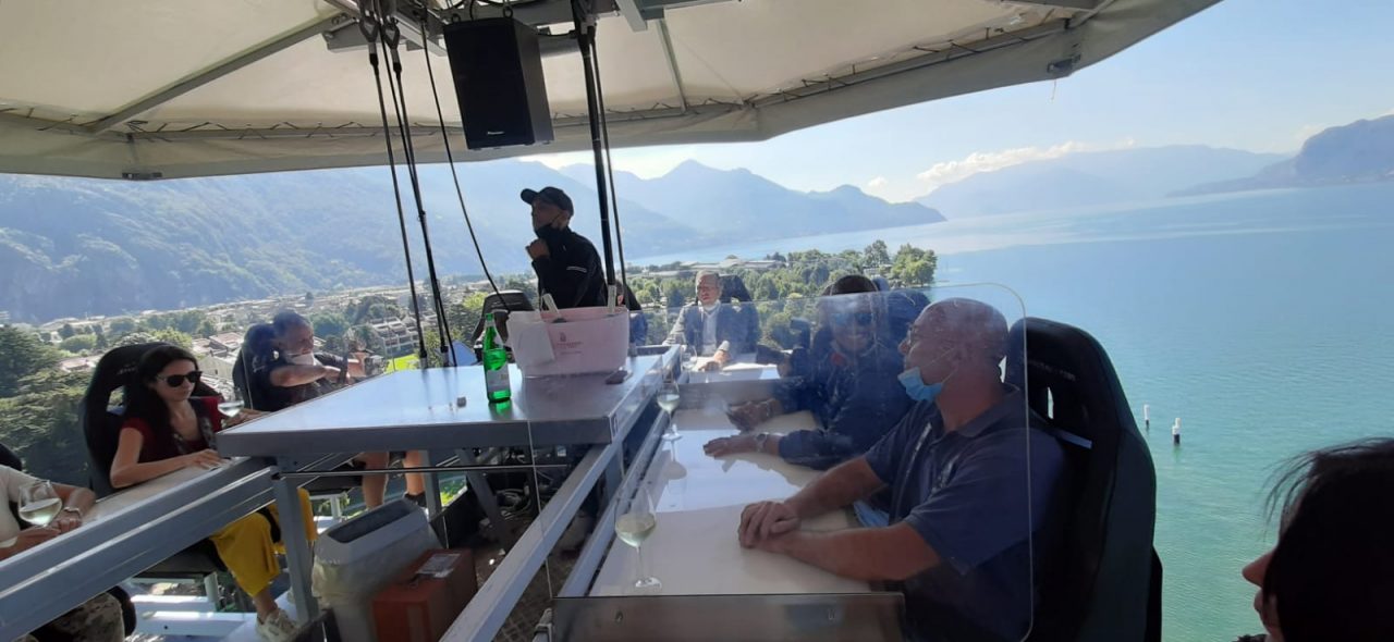 A Dervio pranzo, aperitivo e cena si fanno…sospesi nel vuoto