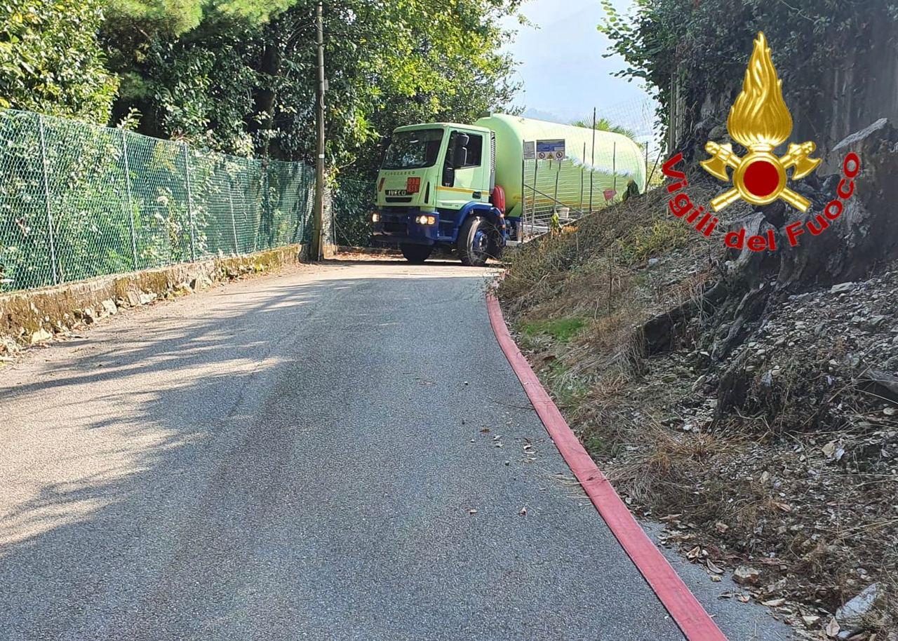 fuga di gas cisterna luino