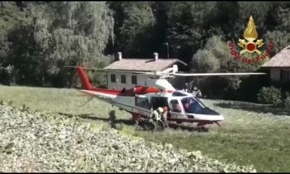 Perde l'orientamento sul Monta Monarco, donna salvata dai Vigili del fuoco del reparto volo