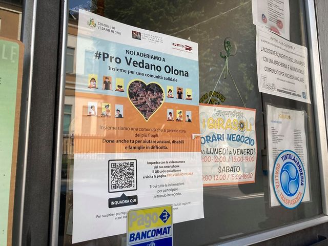 Solidarietà in vetrina con le Vedanette di Pro Vedano Olona