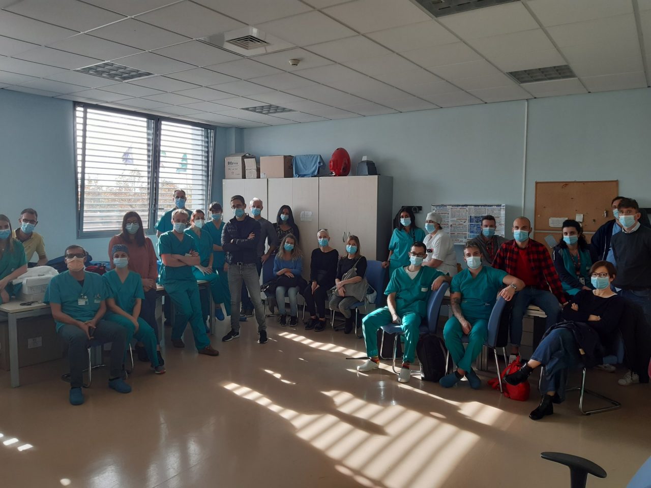 Il personale della Sette Laghi da lunedì all’Ospedale in Fiera