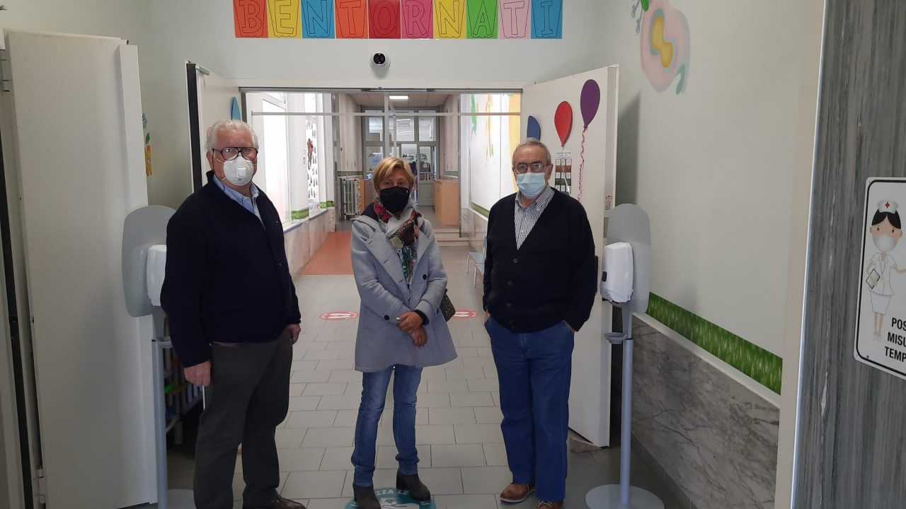 Asilo Pomini di Castellanza sanificato con le lampade Uv