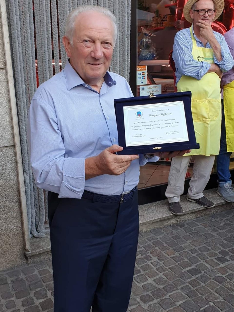 Cislago piange lo storico macellaio Giuseppe Zaffaroni