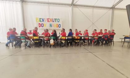 Gerenzano in festa per il nuovo parroco don Nando