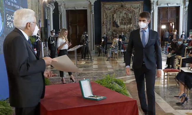 Olgiate Olona ha un Cavaliere della Repubblica: il 24enne Giacomo Pigni