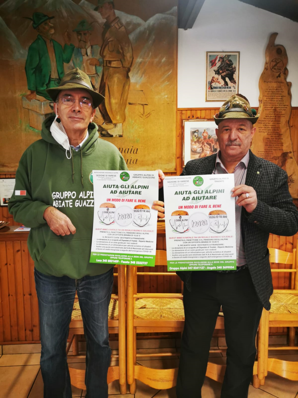“Aiuta gli Alpini ad aiutare” con un panettone contribuirai a donare un ecografo al Galmarini