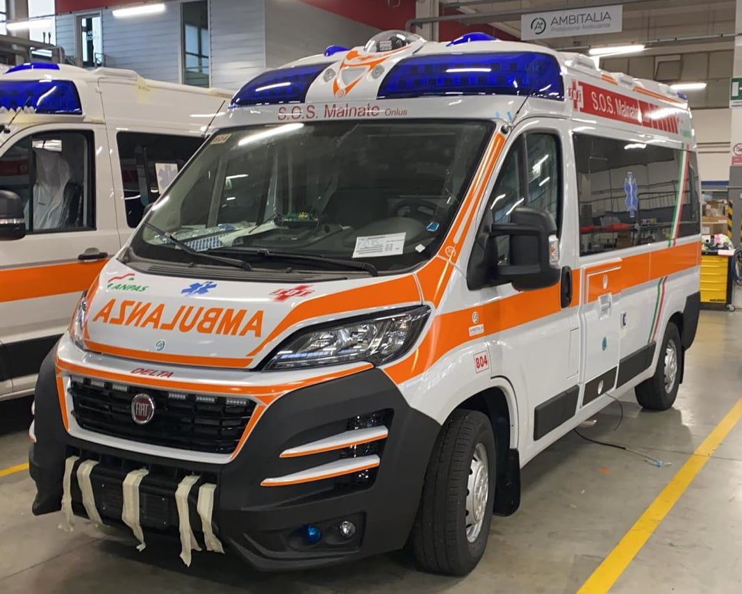 Nuovo mezzo in arrivo all’SOS Malnate: un’ambulanza anti-infettivi