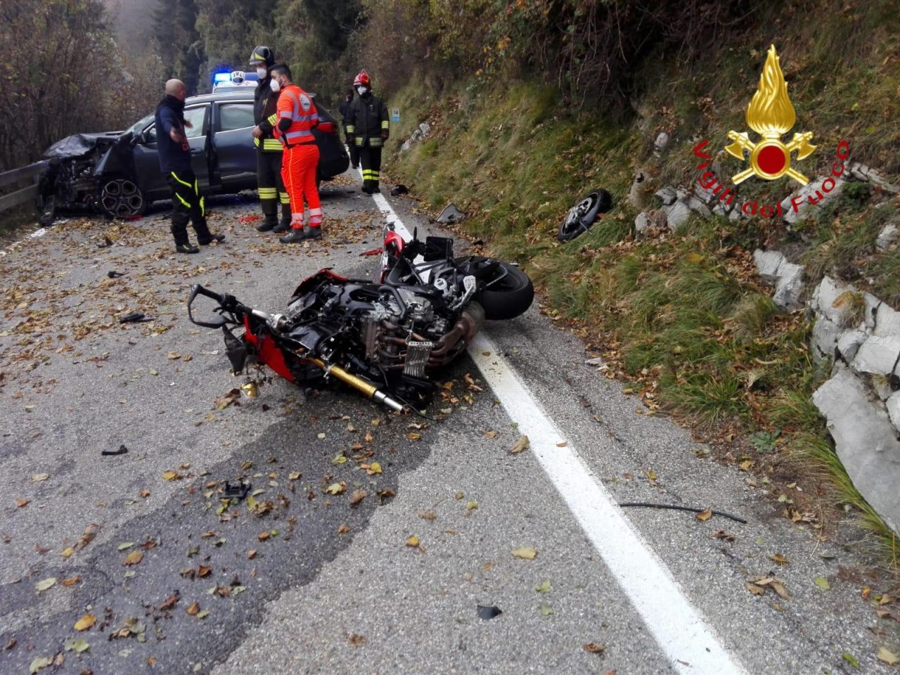 incidente fatale a sormano per un motociclista di caronno pertusella
