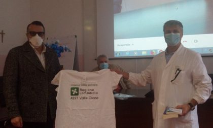 Anche l'Asst Valle Olona saluta il suo personale diretto all'Ospedale in Fiera FOTO