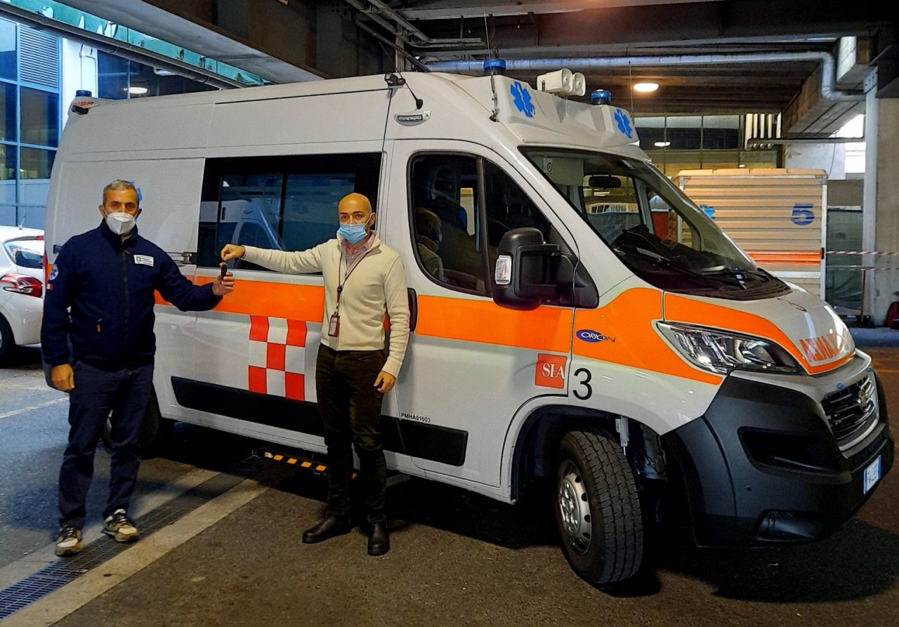 L’ambulanza di Malpensa torna in forze all’Asst Valle Olona grazie al Gruppo SEA