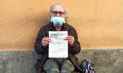 Era lontano da casa: senzatetto multato a Como