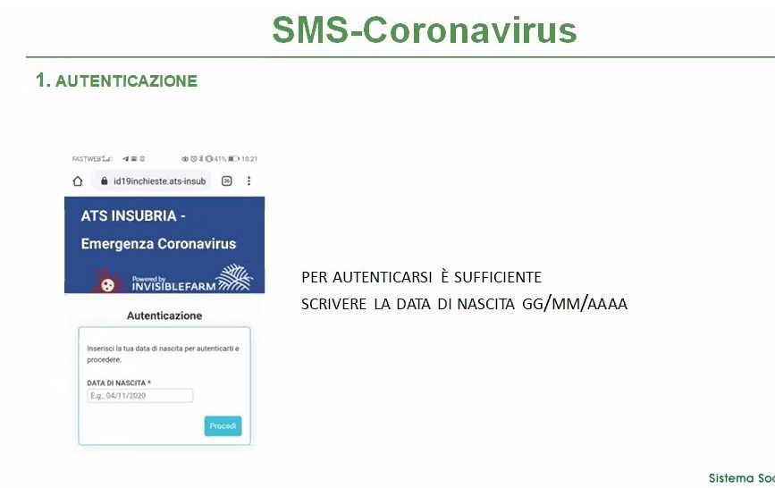 ats insubria tracciamento covid via sms