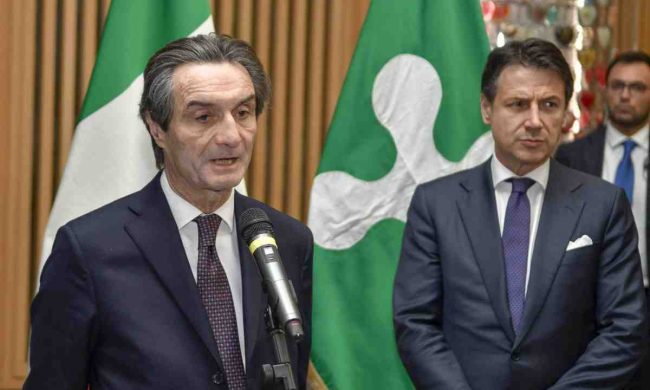 Fontana infuriato con Conte: “Sapere così di essere zona rossa è uno schiaffo ai lombardi”