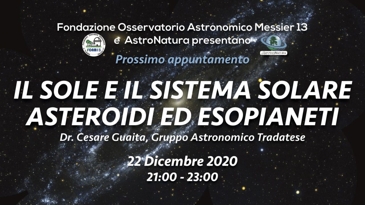 Passeggiata “online” tra le stelle insieme all’Osservatorio di Tradate