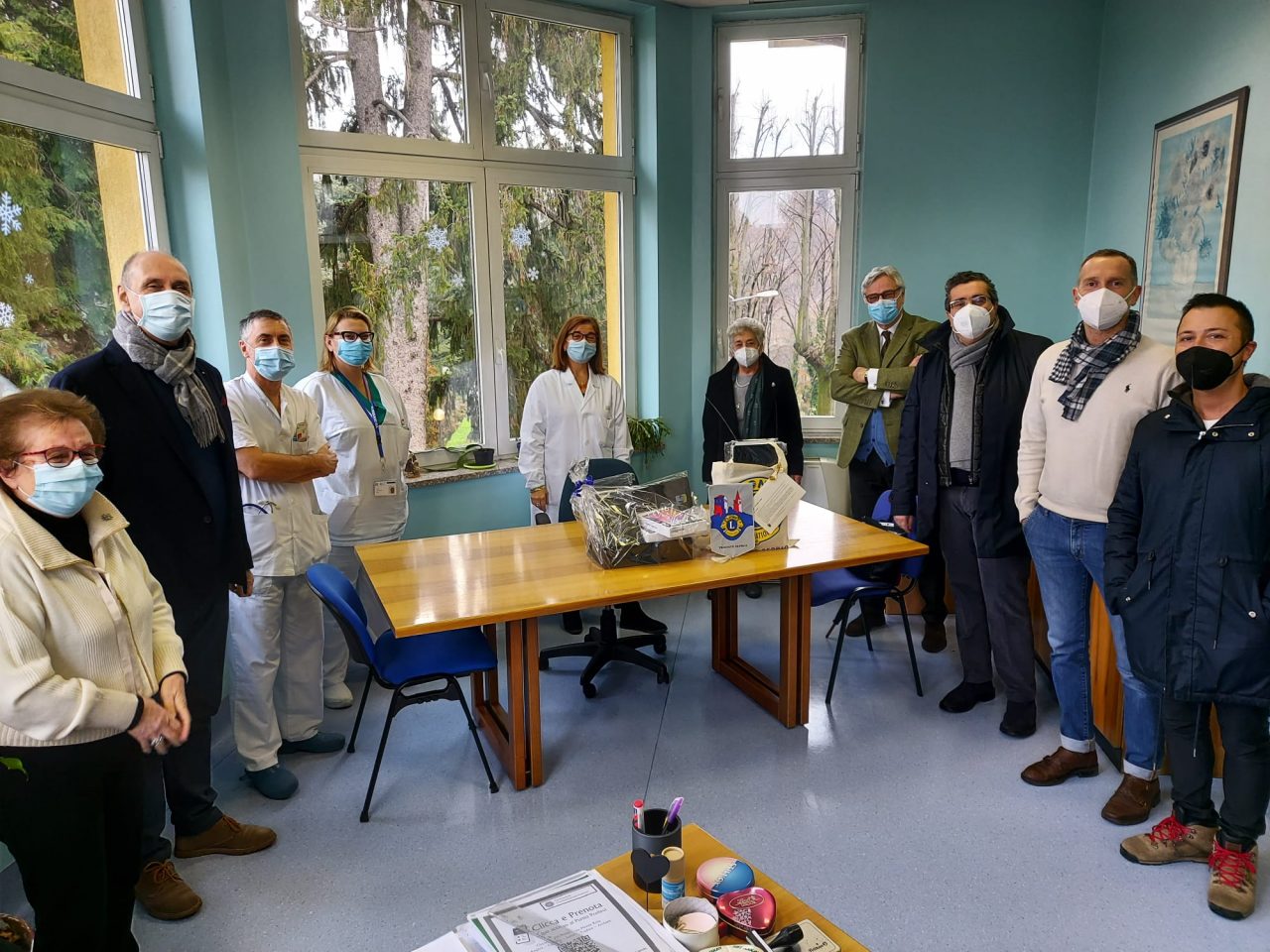donazione lions all'ospedale di tradate