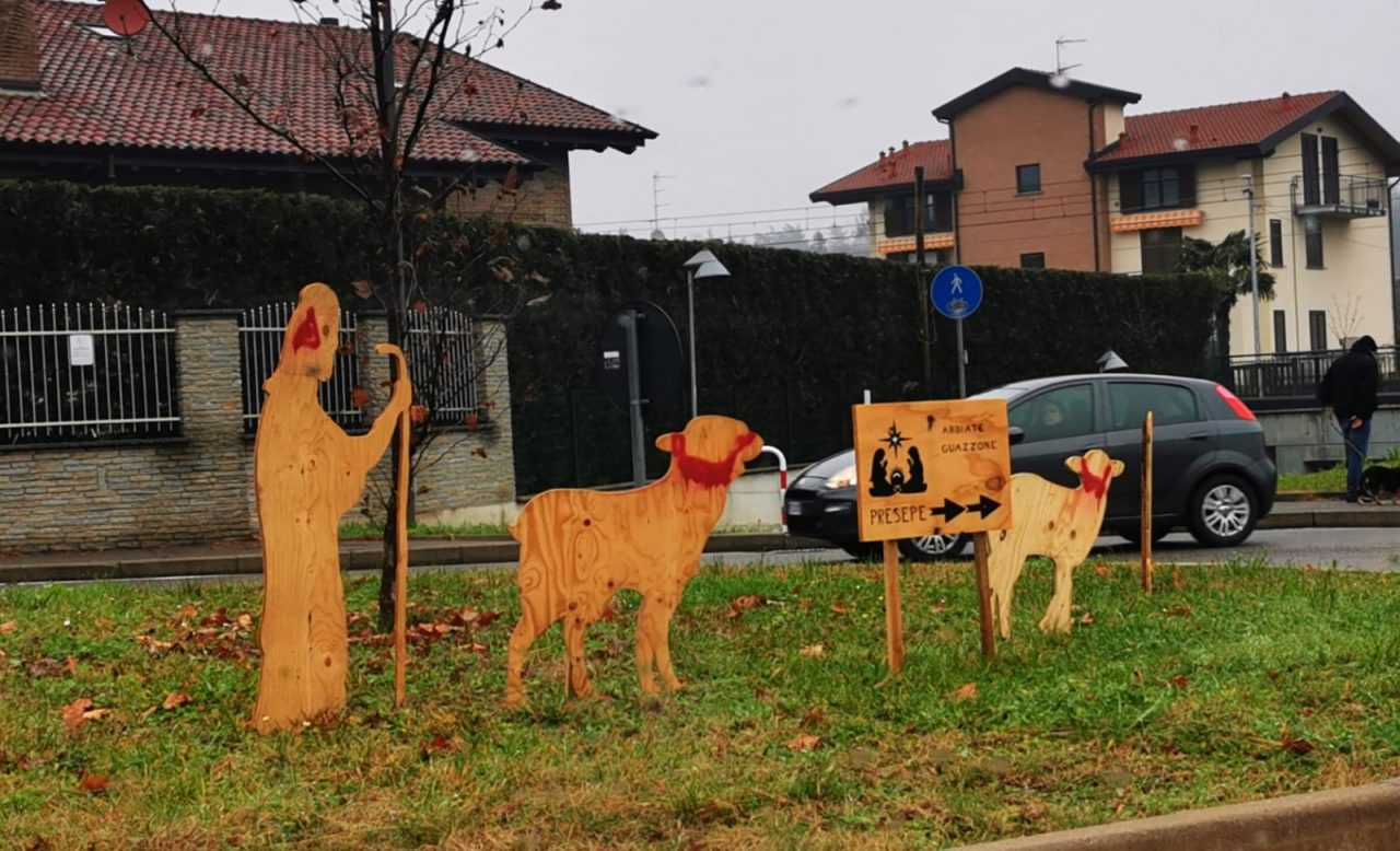 Vandalizzate le statue del presepe: la solidarietà di Abbiate agli Amici dell’asilo