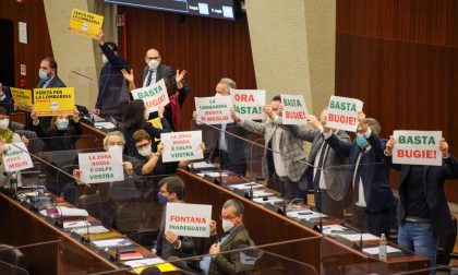 Bagarre in Consiglio, le minoranze lasciano l'aula