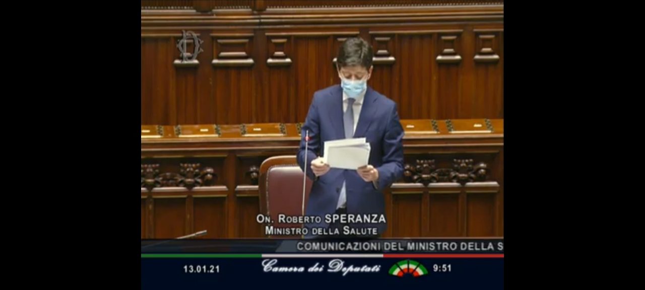 Speranza alla Camera: “Stop all’asporto dopo le 18, spostamento fra regioni solo in zona bianca”