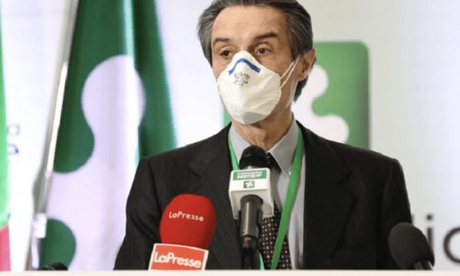 Fontana: “Dati ospedalieri in crescita, chiusure necessarie per contrastare il virus”