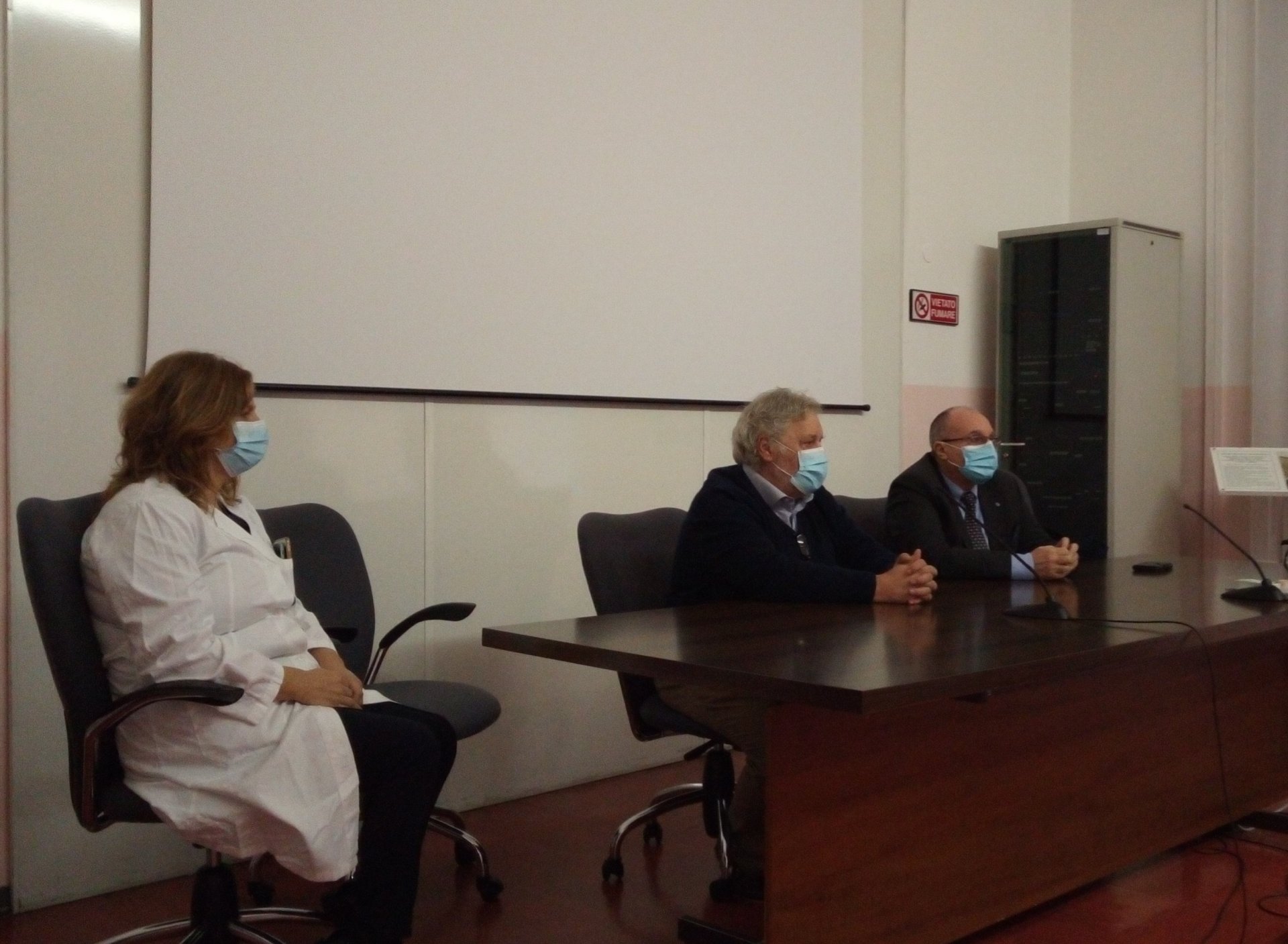 la conferenza stampa di presentazione avvio campagna vaccinale ASST Valle Olona
