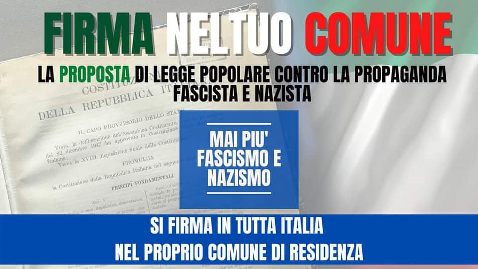In Comune a Origgio la raccolta firme contro la propaganda nazi-fascista