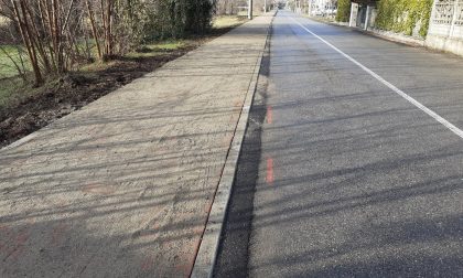 Pronta la ciclabile di via De Amicis