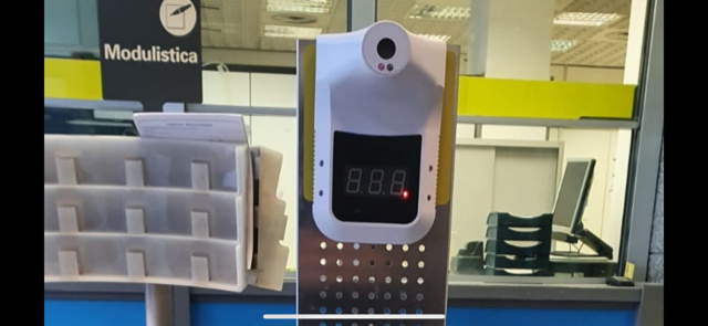 Uffici postali in provincia tamponi e termoscanner