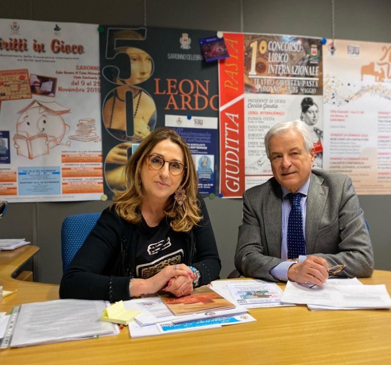 Pedibus a Saronno, Miglino e Lonardoni: “Le buone idee non hanno colore”