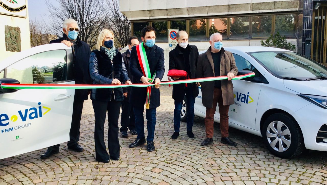 Car sharing elettrico: le auto di E-Vai in 40 Comuni lombardi