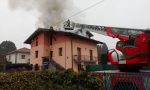 Case in fiamme a Venegono e Turate