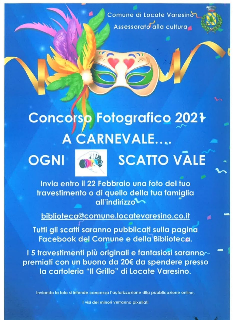 A  Locate ci si traveste per il concorso che premierà le maschere più fantasiose