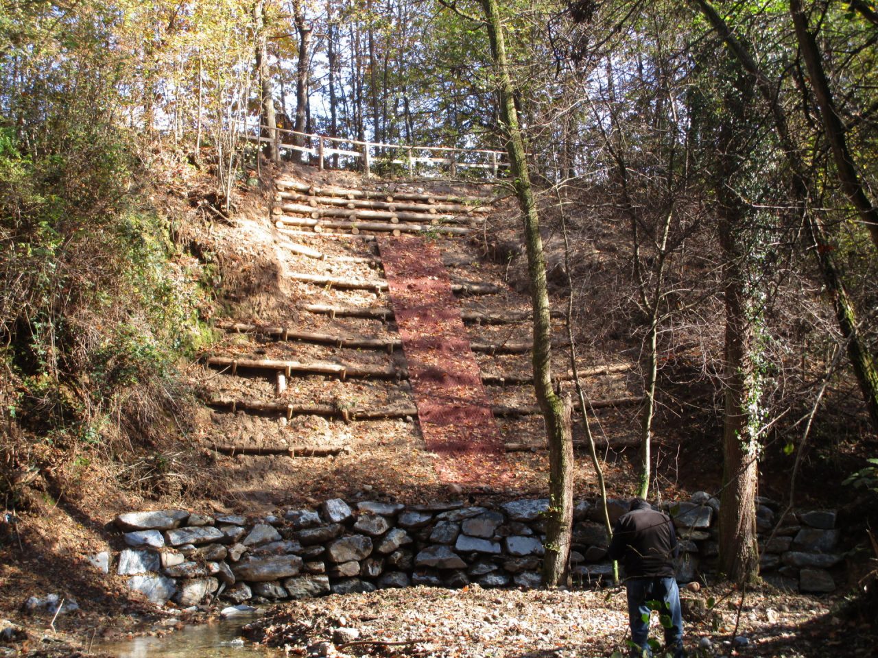 Finiti i lavori nel Parco Pineta nella valle del Bozzente